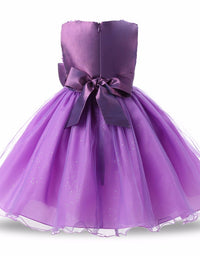 Princess Flower Girl Dress Summer Tutu Wedding Birthday Party Dresses - TryKid
