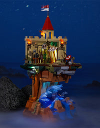 Cliff Castle Middle Ages LED Block Lighting Toys - TryKid
