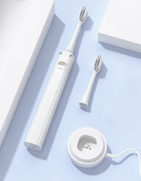 Jstyle Rechargeable Waterproof Sonic Electric Toothbrush With Dust Cover - TryKid
