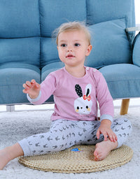 Children's Home Wear Long Sleeve Baby Thermal Pajamas Baby Underwear Set Kids - TryKid

