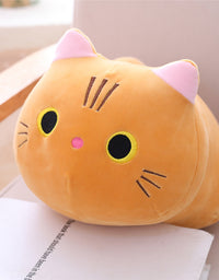 Large Size Cartoon Cat Plush Toys Stuffed Cloth Doll Long Animal Pillow Cushion - TryKid
