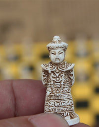 New Antique Chess Small Leather Chess Board Qing Bing - TryKid
