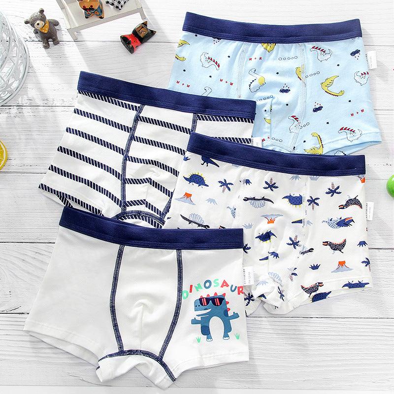 Boys' underwear, cotton children's boxer briefs, boys' boxer briefs - TryKid