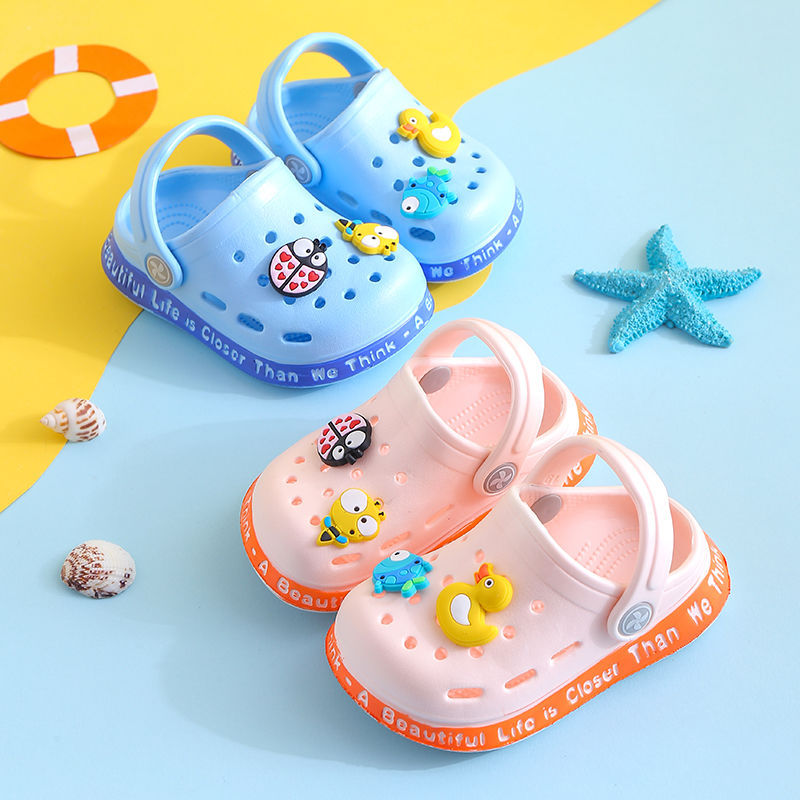 Kids Slippers for Boys Girls Cartoon Shoes Summer Toddler - TryKid