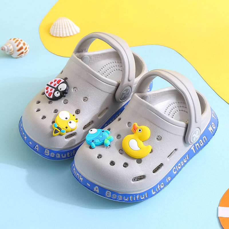 Kids Slippers for Boys Girls Cartoon Shoes Summer Toddler - TryKid