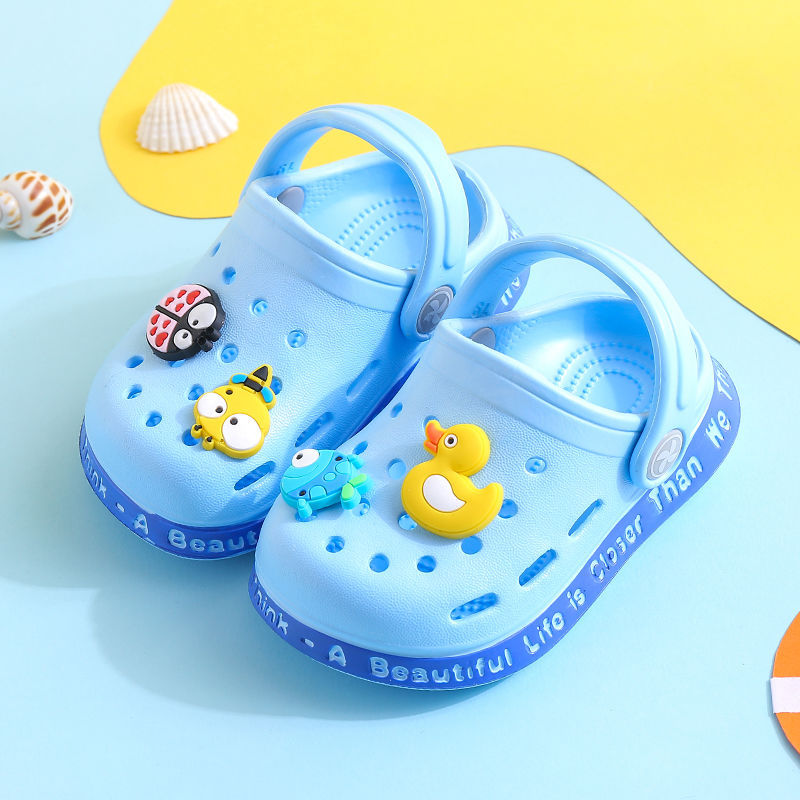 Kids Slippers for Boys Girls Cartoon Shoes Summer Toddler - TryKid