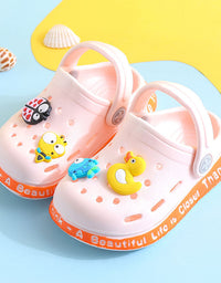 Kids Slippers for Boys Girls Cartoon Shoes Summer Toddler - TryKid
