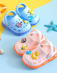 Kids Slippers for Boys Girls Cartoon Shoes Summer Toddler - TryKid
