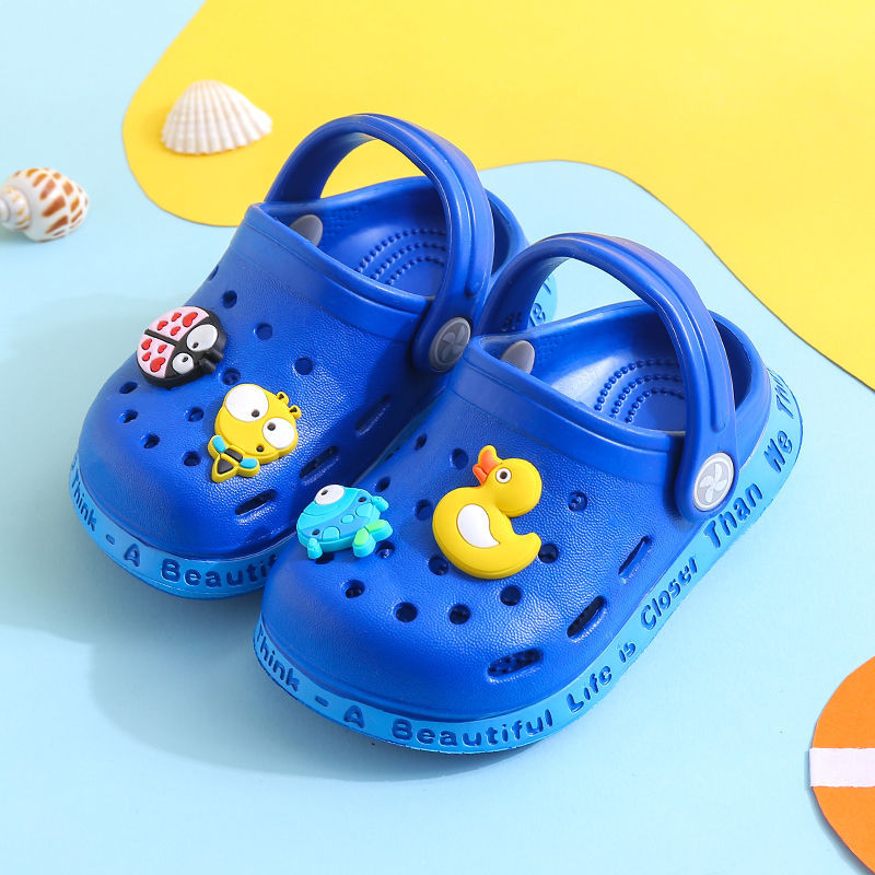 Kids Slippers for Boys Girls Cartoon Shoes Summer Toddler - TryKid