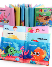 Cloth Books Soft Baby Sound Books Early Learning Educational Toys 0 -12 Months - TryKid
