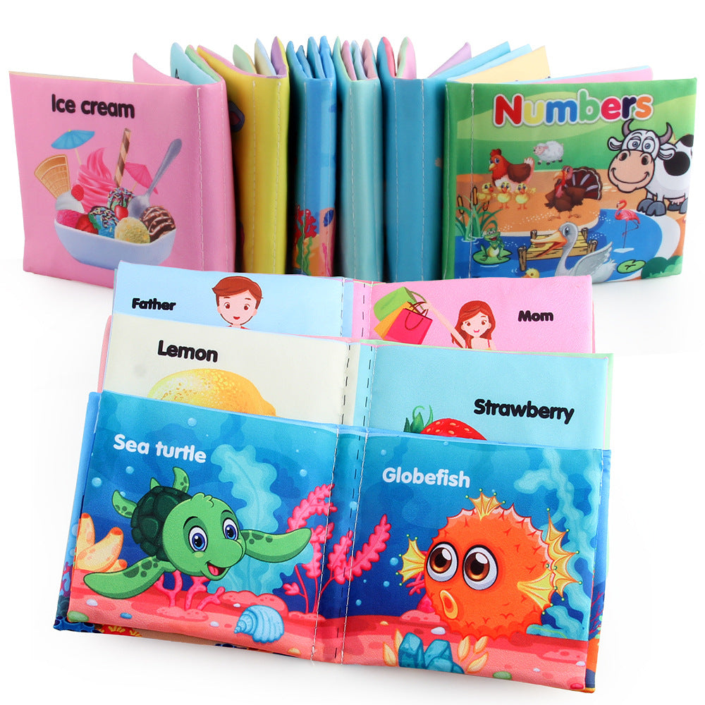 Cloth Books Soft Baby Sound Books Early Learning Educational Toys 0 -12 Months - TryKid