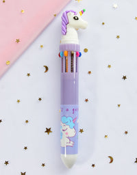 Girly Heart Cartoon Multicolor Press Ballpoint Pen - TryKid
