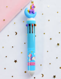 Girly Heart Cartoon Multicolor Press Ballpoint Pen - TryKid
