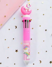 Girly Heart Cartoon Multicolor Press Ballpoint Pen - TryKid
