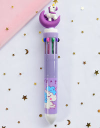 Girly Heart Cartoon Multicolor Press Ballpoint Pen - TryKid
