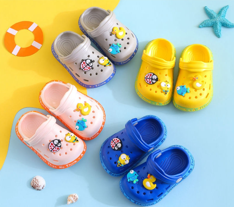 Kids Slippers for Boys Girls Cartoon Shoes Summer Toddler - TryKid