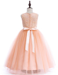 Big Kids Wedding Dress Girls Pettiskirt Lace Dress Costumes - TryKid
