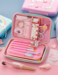 Stationery Box, Pencil Case, Schoolgirls, Children, Multifunctional Cute Pencil Case, Kindergarten - TryKid
