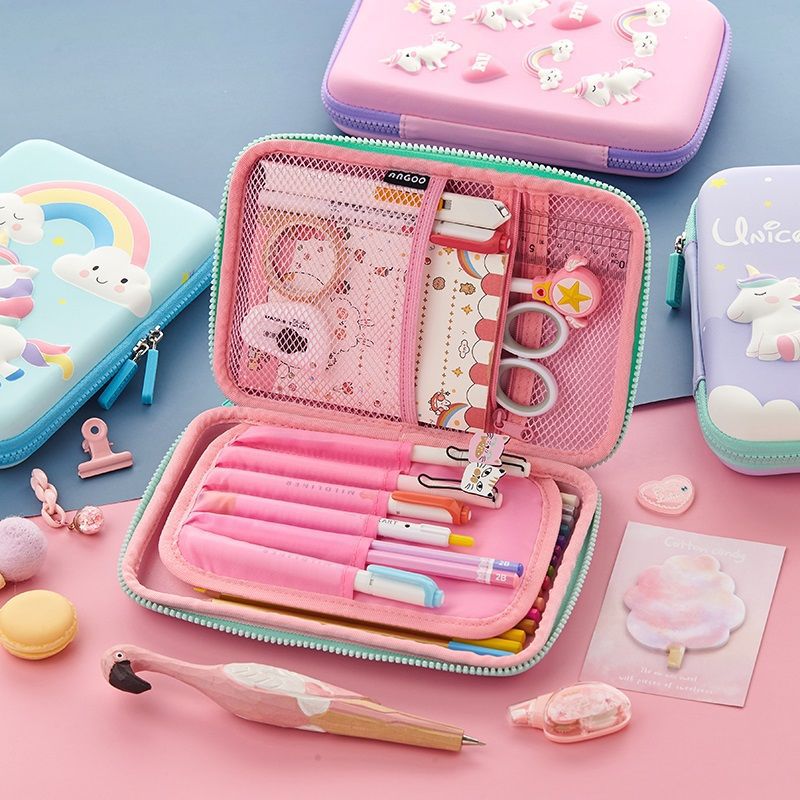 Stationery Box, Pencil Case, Schoolgirls, Children, Multifunctional Cute Pencil Case, Kindergarten - TryKid