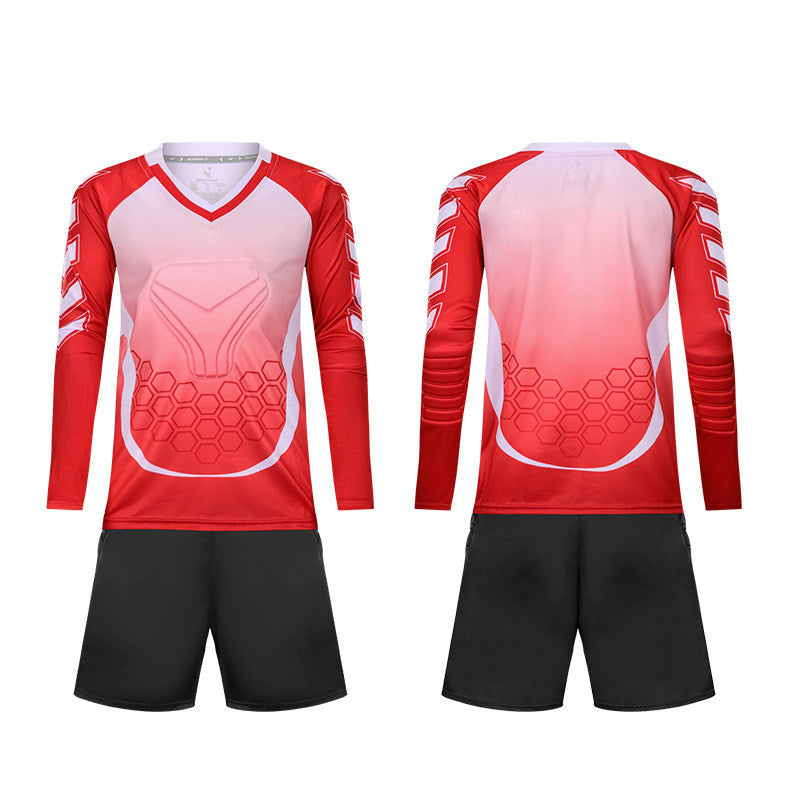 Adult Kids Football Goalkeeper Jerseys Custom Long Sleeve Soccer Goalkeer Uniform Boy Socce Training Football Uniforms For Child - TryKid