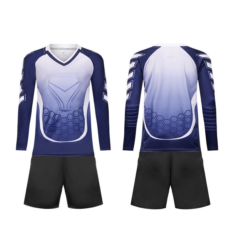 Adult Kids Football Goalkeeper Jerseys Custom Long Sleeve Soccer Goalkeer Uniform Boy Socce Training Football Uniforms For Child - TryKid