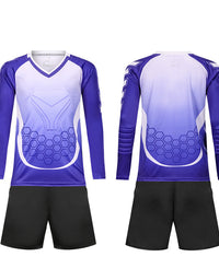 Adult Kids Football Goalkeeper Jerseys Custom Long Sleeve Soccer Goalkeer Uniform Boy Socce Training Football Uniforms For Child - TryKid
