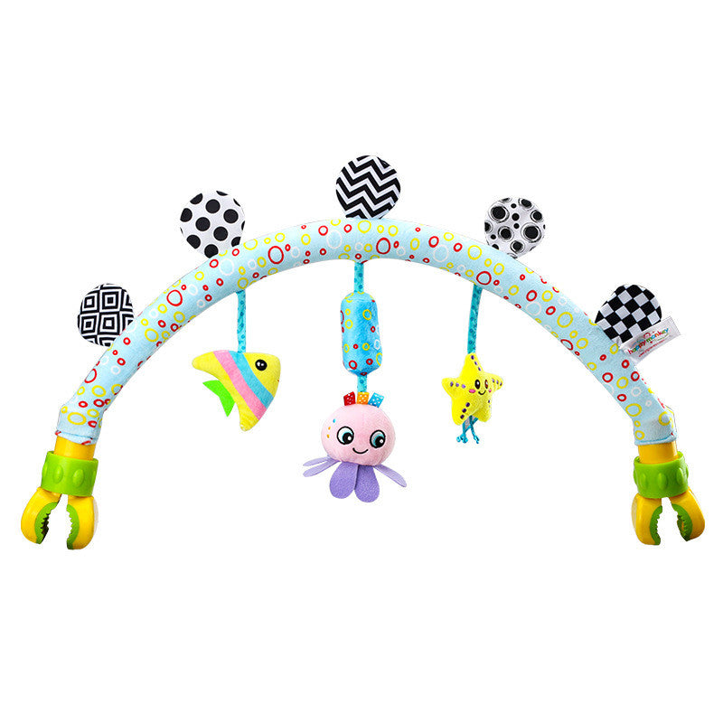Baby Musical Mobile Toys for Bed Stroller Plush Baby Rattles Toys for Baby Toys 0-12 Months Infant - TryKid