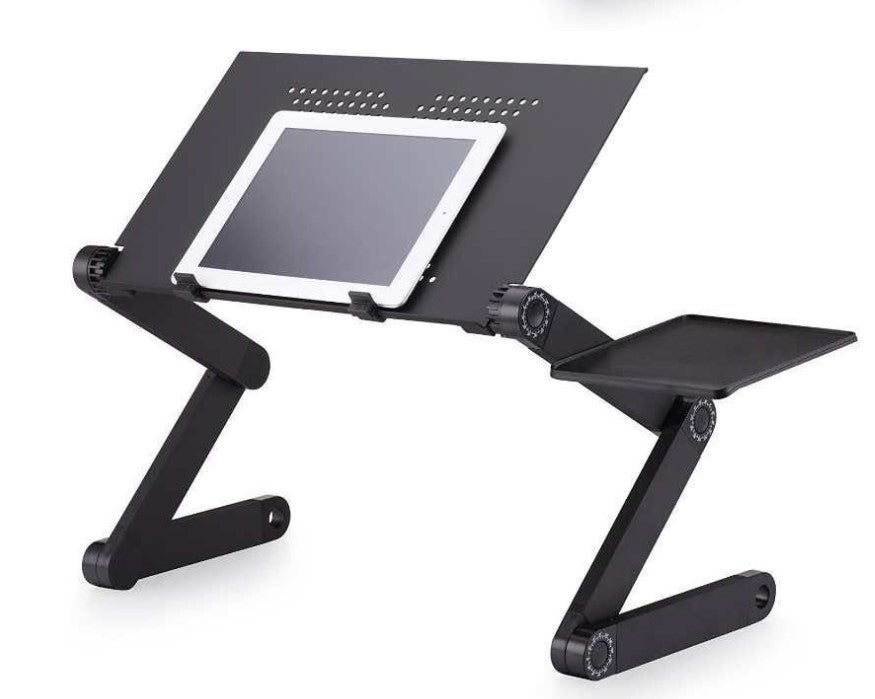 Folding Desk Retractable Adjustable Study Desk In Bed Aluminum Alloy Notebook Computer Bracket Lazy Desk - TryKid