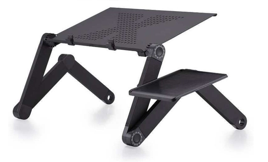 Folding Desk Retractable Adjustable Study Desk In Bed Aluminum Alloy Notebook Computer Bracket Lazy Desk - TryKid
