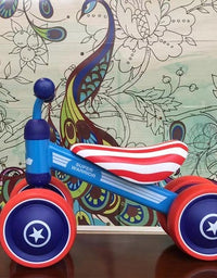 Plastic No-pedal Baby Kids Push Balance Bike Three Wheels Tricycle Baby Mini Balance Bike - TryKid
