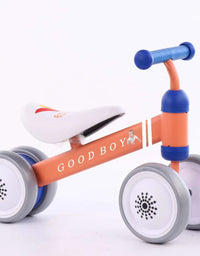 Plastic No-pedal Baby Kids Push Balance Bike Three Wheels Tricycle Baby Mini Balance Bike - TryKid
