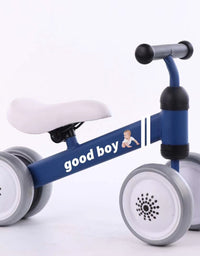 Plastic No-pedal Baby Kids Push Balance Bike Three Wheels Tricycle Baby Mini Balance Bike - TryKid
