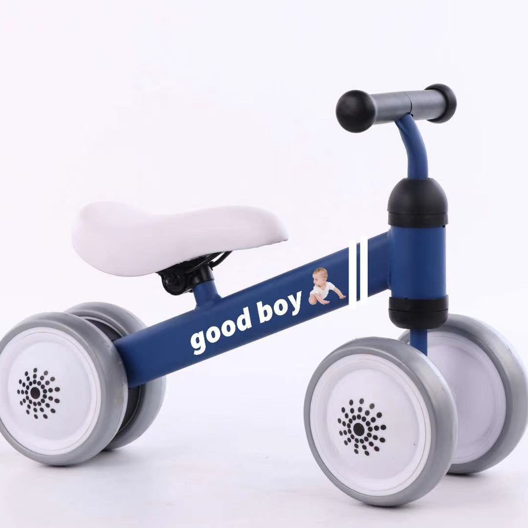 Plastic No-pedal Baby Kids Push Balance Bike Three Wheels Tricycle Baby Mini Balance Bike - TryKid