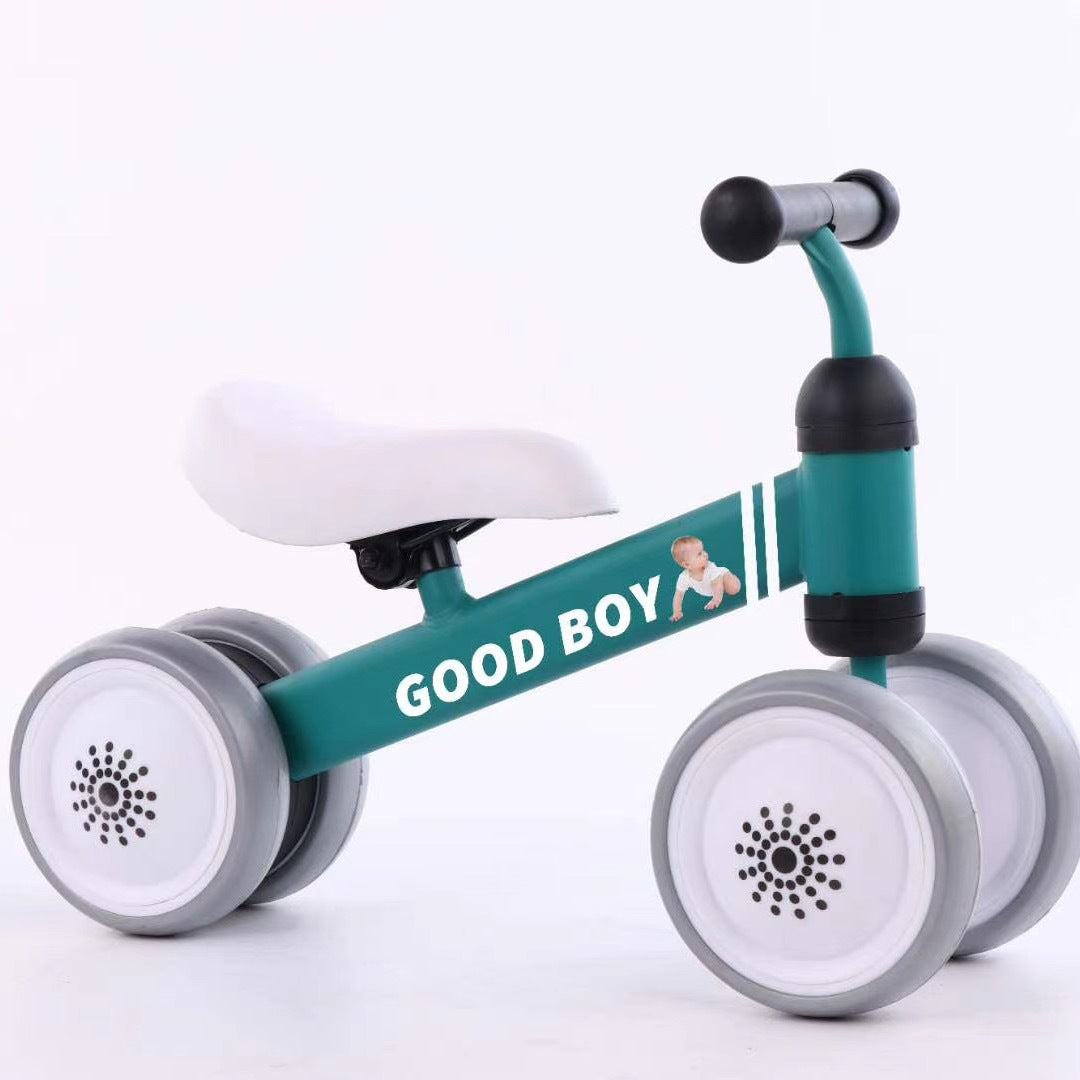 Plastic No-pedal Baby Kids Push Balance Bike Three Wheels Tricycle Baby Mini Balance Bike - TryKid