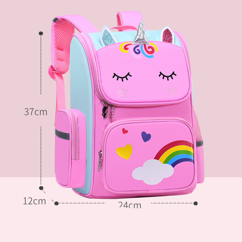 Childrens School Bags Primary School Students Grades 1 to 6 Printing - TryKid