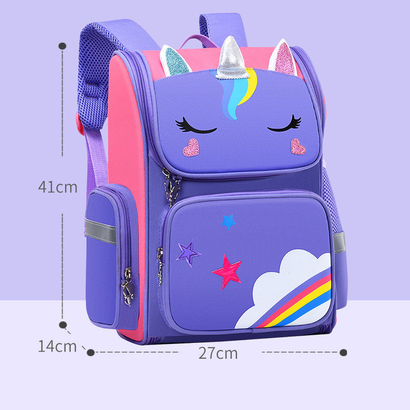 Childrens School Bags Primary School Students Grades 1 to 6 Printing - TryKid