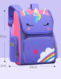 Childrens School Bags Primary School Students Grades 1 to 6 Printing - TryKid
