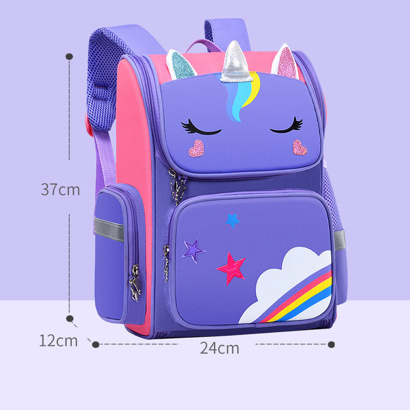 Childrens School Bags Primary School Students Grades 1 to 6 Printing - TryKid