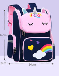 Childrens School Bags Primary School Students Grades 1 to 6 Printing - TryKid
