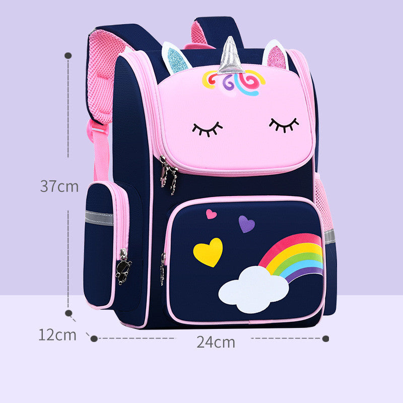 Childrens School Bags Primary School Students Grades 1 to 6 Printing - TryKid