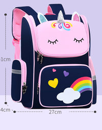 Childrens School Bags Primary School Students Grades 1 to 6 Printing - TryKid
