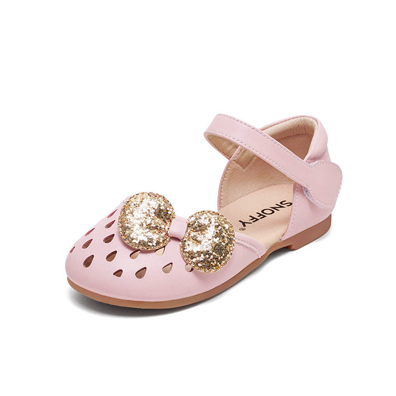 Girls Shoes Sandals New Korean Version Summer kids Princess Shoes In Baotou Soft Sole - TryKid