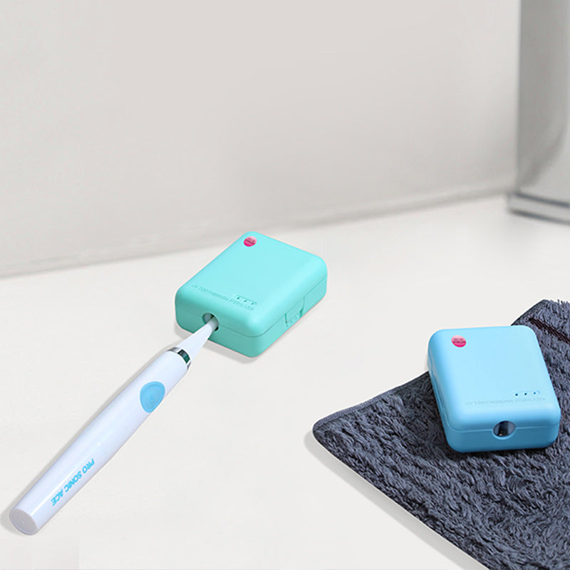 Toothbrush Disinfection Electric Toothbrush Disinfection Cap Wall-mounted Toothbrush Box - TryKid