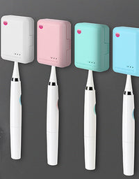 Toothbrush Disinfection Electric Toothbrush Disinfection Cap Wall-mounted Toothbrush Box - TryKid
