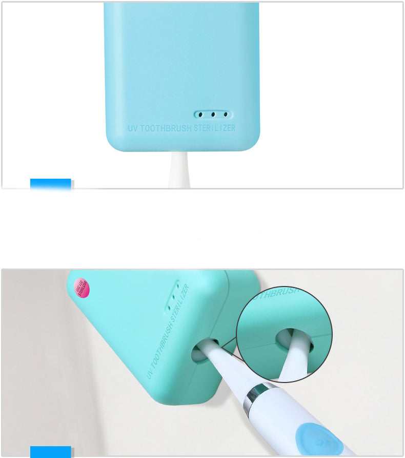 Toothbrush Disinfection Electric Toothbrush Disinfection Cap Wall-mounted Toothbrush Box - TryKid