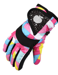 Thicken Warm And Cold-proof Riding Outdoor Skating Ski Gloves For Kids - TryKid
