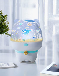 Rotate Star Projector Lamp LED Night Light Bluetooth Speaker Remote Control Timer Touch Lamp for Children Kids Bedroom Gifts - TryKid
