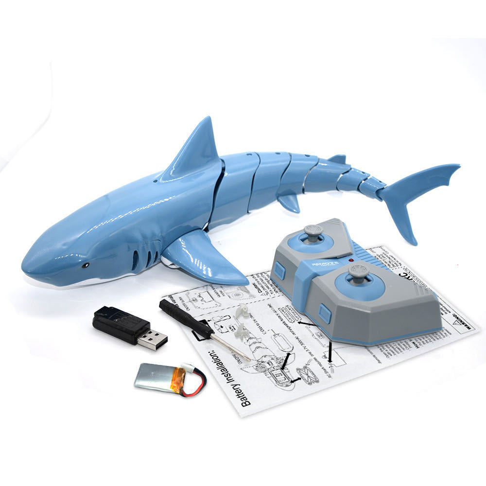 Remote Control Shark 2.4G Remote Control Fish Children's Toys Summer Water Toys - TryKid