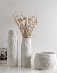 Simple Nordic Handmade Ceramic Creative Natural Vase
