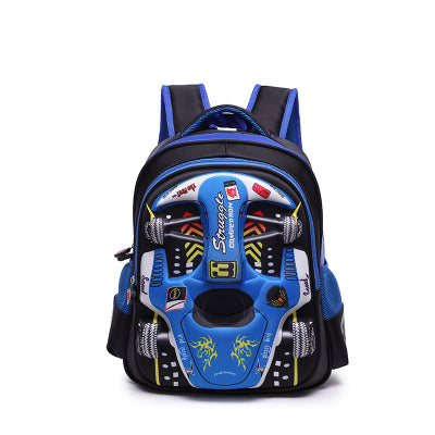 Cross-Border Children'S School Bag 3D Racing Elementary School Students Three-Dimensional Kindergarten Car Cartoon Backpack School Bag - TryKid